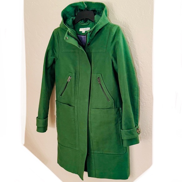 Boden Moleskin hooded mid-length cotton overcoat - Picture 4 of 6